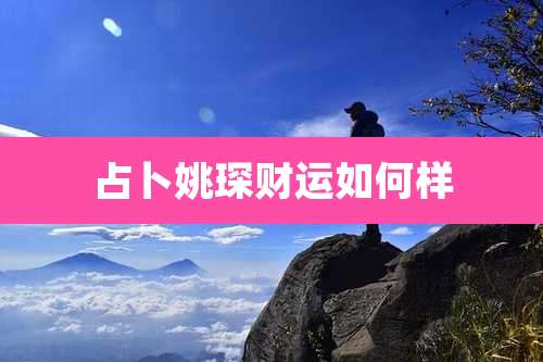 占卜姚琛财运如何样