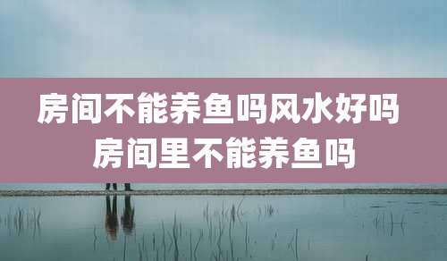 房间不能养鱼吗风水好吗 房间里不能养鱼吗