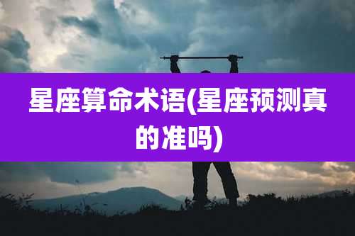 星座算命术语(星座预测真的准吗)
