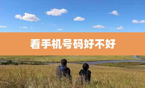 看手机号码好不好