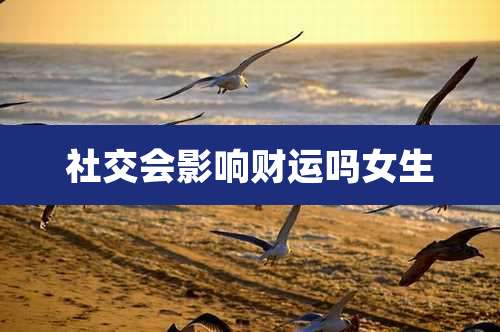 社交会影响财运吗女生