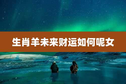 生肖羊未来财运如何呢女