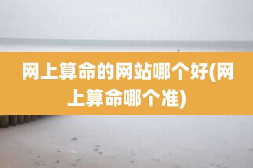 网上算命的网站哪个好(网上算命哪个准)