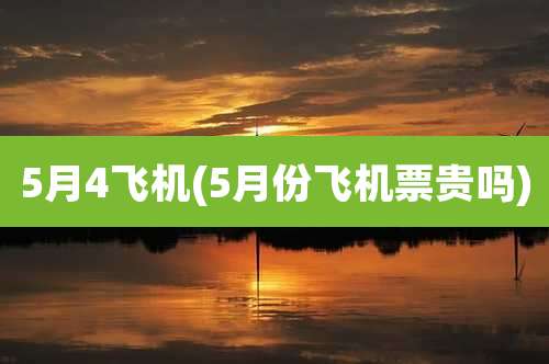 5月4飞机(5月份飞机票贵吗)