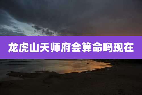 龙虎山天师府会算命吗现在