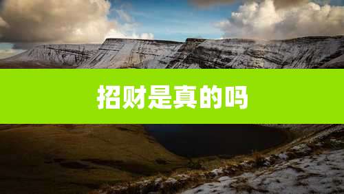 招财是真的吗