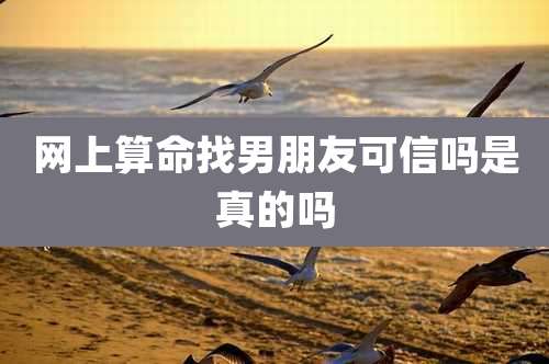 网上算命找男朋友可信吗是真的吗