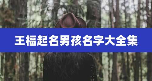 王福起名男孩名字大全集
