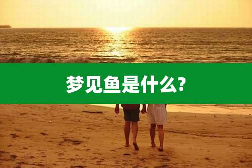 梦见鱼是什么?