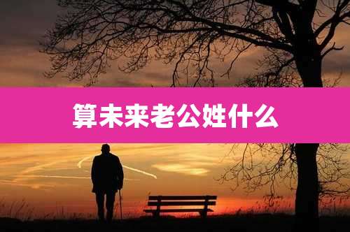 算未来老公姓什么