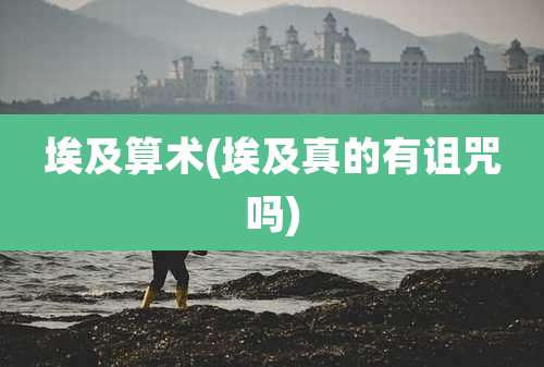 埃及算术(埃及真的有诅咒吗)