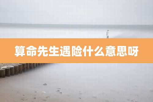 算命先生遇险什么意思呀