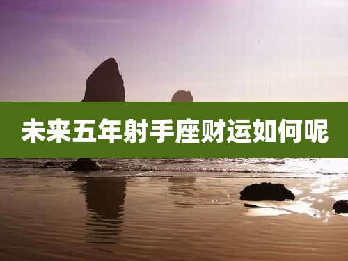 未来五年射手座财运如何呢