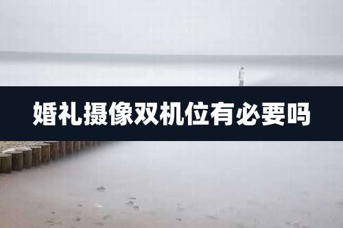 婚礼摄像双机位有必要吗