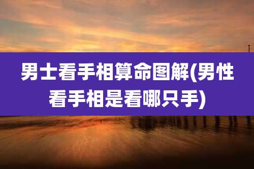 男士看手相算命图解(男性看手相是看哪只手)