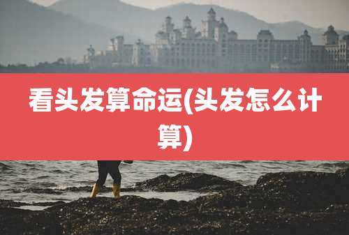 看头发算命运(头发怎么计算)