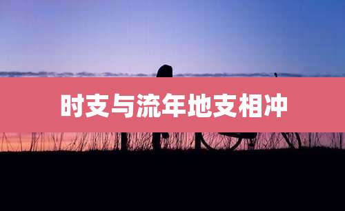 时支与流年地支相冲