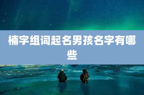 楠字组词起名男孩名字有哪些