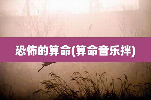 恐怖的算命(算命音乐拌)