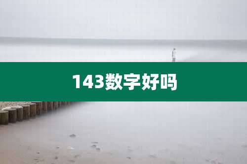143数字好吗