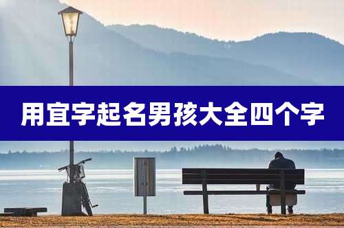 用宜字起名男孩大全四个字