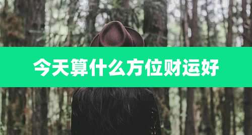 今天算什么方位财运好