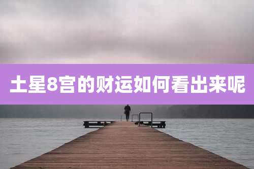 土星8宫的财运如何看出来呢