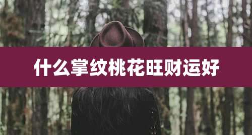 什么掌纹桃花旺财运好