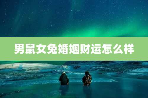 男鼠女兔婚姻财运怎么样