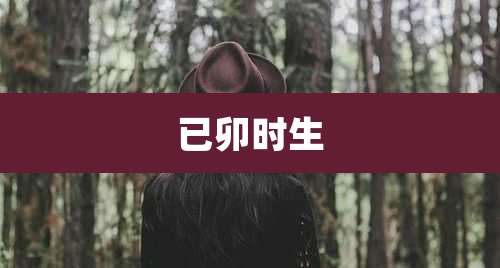 已卯时生