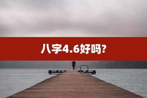 八字4.6好吗?