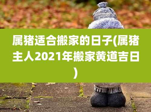 属猪适合搬家的日子(属猪主人2021年搬家黄道吉日)
