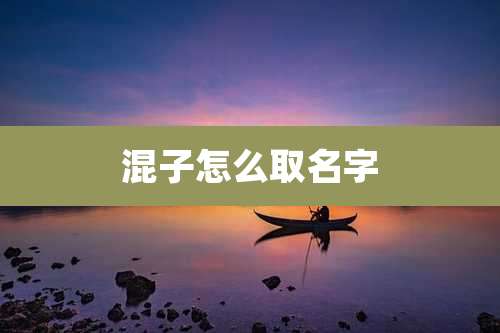 混子怎么取名字