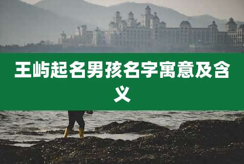 王屿起名男孩名字寓意及含义