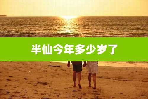 半仙今年多少岁了