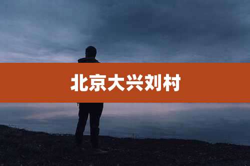 北京大兴刘村