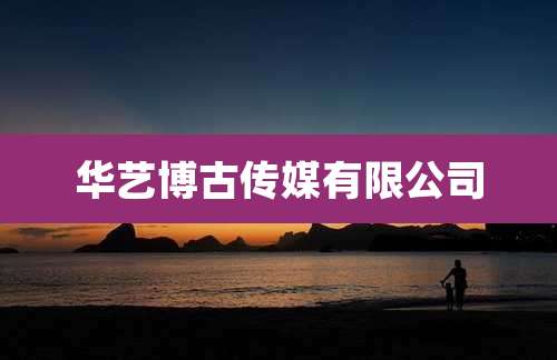 华艺博古传媒有限公司