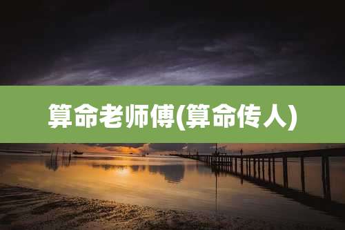 算命老师傅(算命传人)