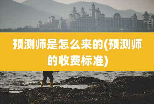 预测师是怎么来的(预测师的收费标准)