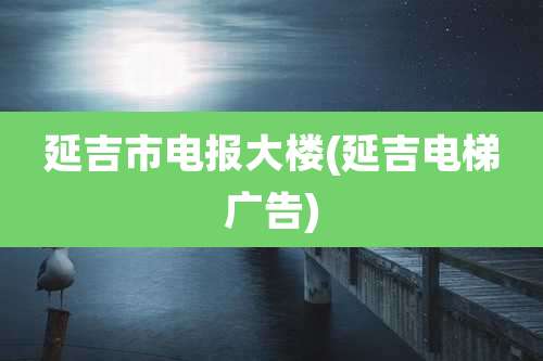 延吉市电报大楼(延吉电梯广告)