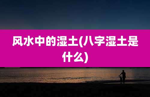 风水中的湿土(八字湿土是什么)