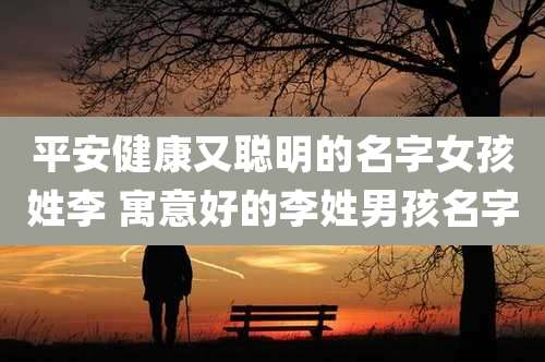 平安健康又聪明的名字女孩姓李 寓意好的李姓男孩名字