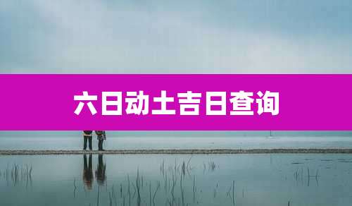 六日动土吉日查询