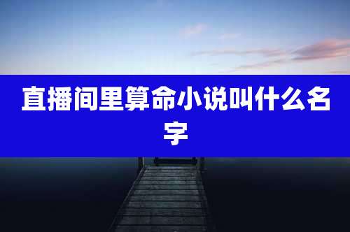 直播间里算命小说叫什么名字