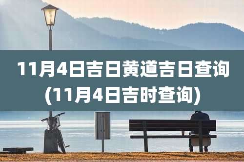 11月4日吉日黄道吉日查询(11月4日吉时查询)