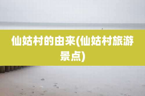 仙姑村的由来(仙姑村旅游景点)