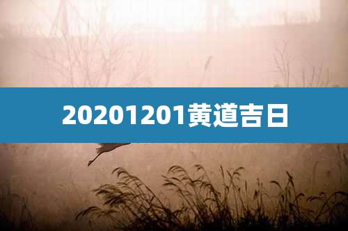 20201201黄道吉日