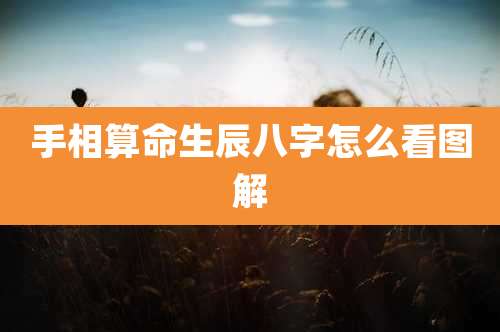 手相算命生辰八字怎么看图解