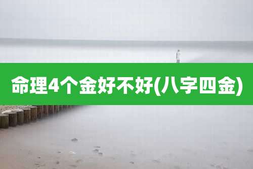 命理4个金好不好(八字四金)