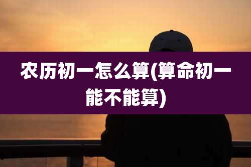 农历初一怎么算(算命初一能不能算)